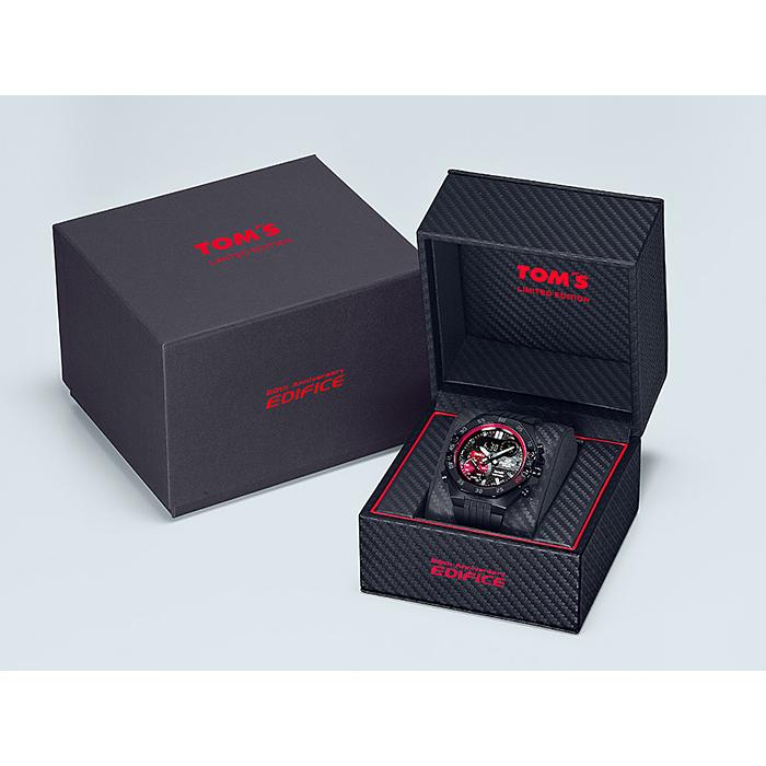 （極美品）カシオ エディフィス TOM'Sコラボ ECB-10TMS-1AJR CASIO EDIFICE ECB-10TMS-1AJR TOM'S コラボレーションモデル