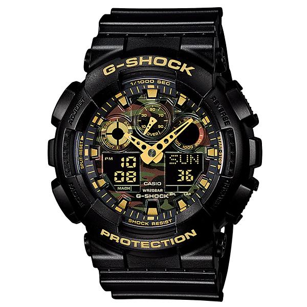 新品未使用 CASIO G-SHOCK GA-100CF-1A9JF カモフラ G-SHOCK Gショック GA-100 カモフラージュ ダイアル シリーズ カシオ