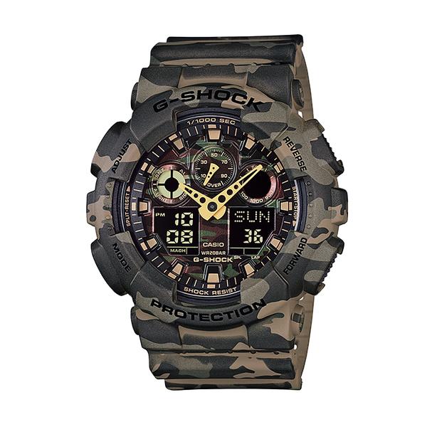 【稼働品】カシオ CASIO G-SHOCK GA-100CM カモフラ 迷彩 G-SHOCK Gショック ジーショック カモフラージュ シリーズ カシオ