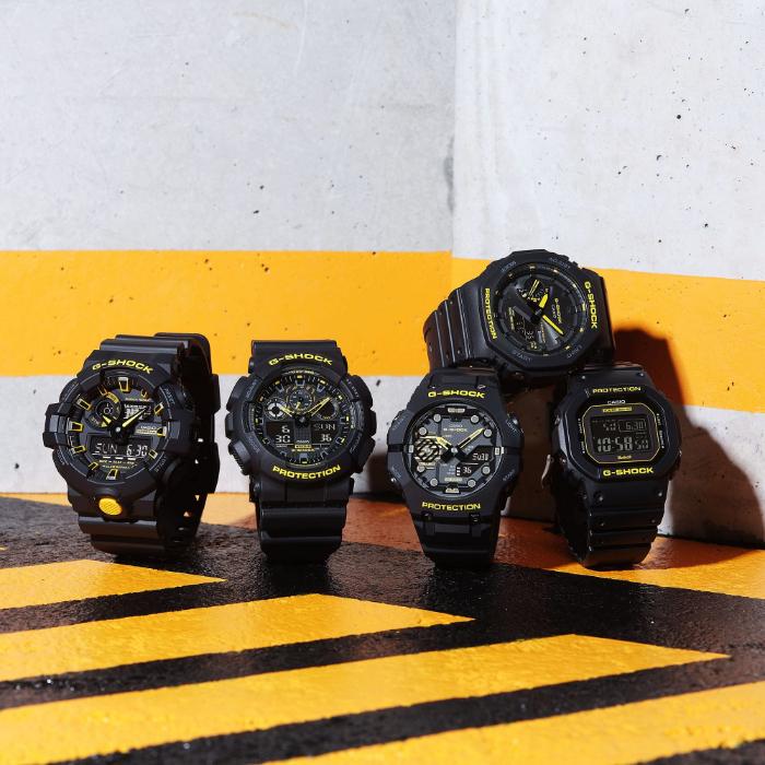 G-SHOCK Gショック コーションイエロー カシオ CASIO アナデジ 腕時計