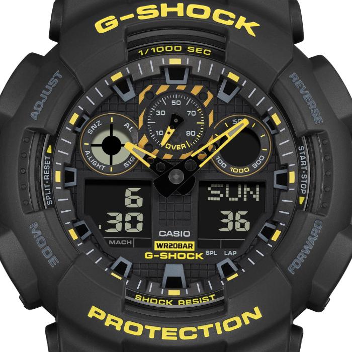 G-SHOCK Gショック コーションイエロー カシオ CASIO アナデジ 腕時計
