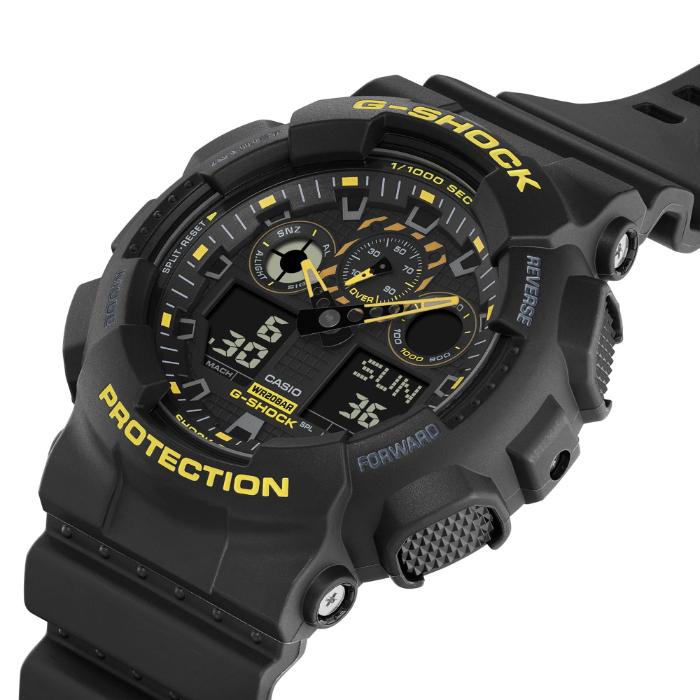G-SHOCK Gショック コーションイエロー カシオ CASIO アナデジ 腕時計