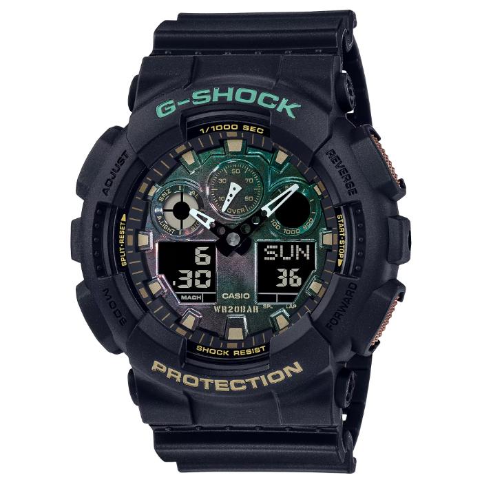 G-SHOCK Gショック GA-100 シリーズ TEAL AND BROWN COLOR