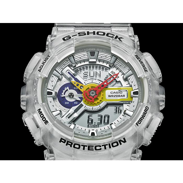 G-SHOCK Gショック ジーショック A$AP Ferg エイサップ・ファーグ 限定モデル CASIO 逆輸入海外モデル アナデジ 腕時計  クリアスケルトン GA-110FRG-7A