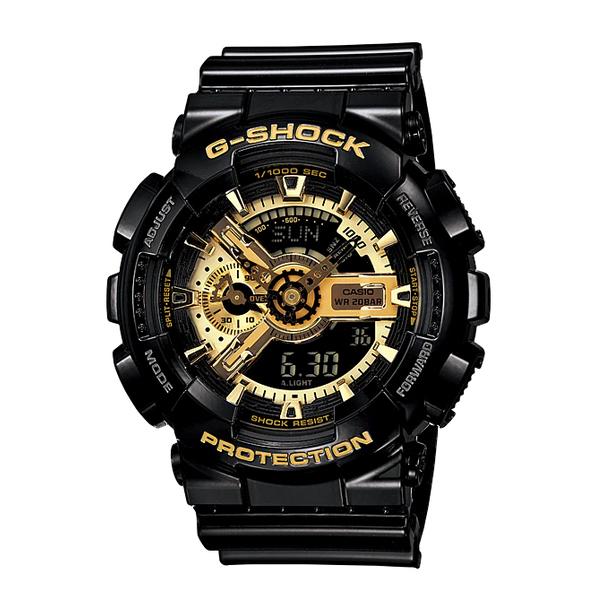 ❣️超美品❣️CASIOカシオ　G-SHOCK GA-110GB-1AIF アナデジ G-SHOCK Gショック 限定 ブラック×ゴールド シリーズ カシオ CASIO