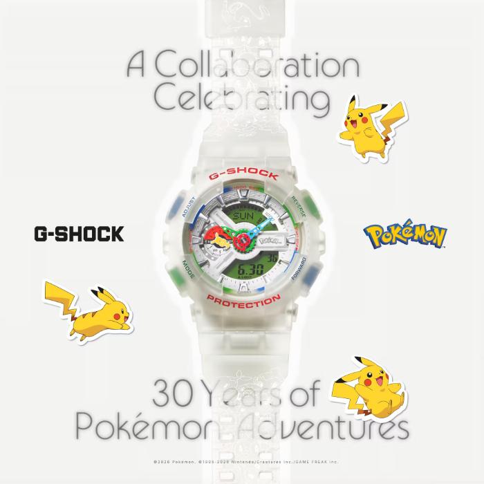 新品　ポケモン × G-SHOCK 30周年モデル GA-110PKM-7AJR 110 Series G-SHOCK Gショック ポケモン 30周年記念コラボ 限定