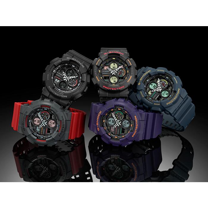 G-SHOCK Gショック ジーショック 限定カラー カシオ CASIO アナデジ 腕時計 パープル エヴァカラー エヴァンゲリオン初号機 GA-140-6A 逆輸入海外モデル｜inst｜03