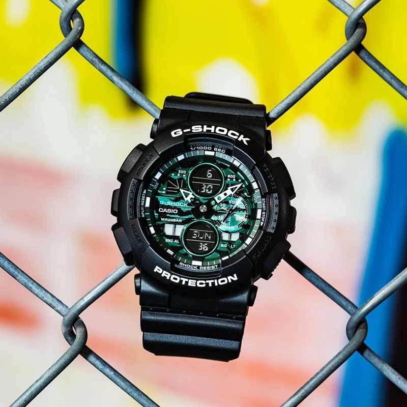 G-SHOCK Gショック ジーショック GA-140 Black and Green シリーズ