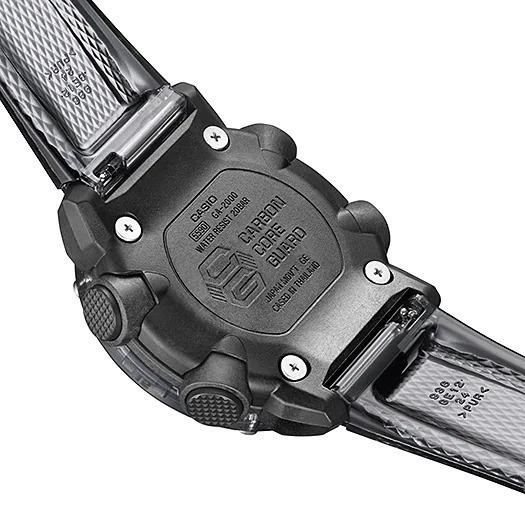 Gショック　腕時計　スケルトン　カーボンコアガード　GA-2000シリーズ GA-2000S-1AJF | CASIO