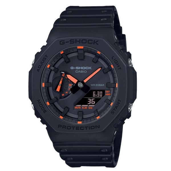 名*し様 G-SHOCK ブラック×オレンジ 腕時計 本体 G-SHOCK Gショック 限定カラー NEON ACCENTシリーズ カシオ CASIO