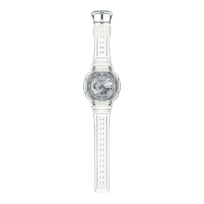 G-SHOCK Gショック ジーショック 2100 カシオ CASIO アナデジ 腕時計 クリア シルバー スケルトン GA-2100BM-7A8の画像