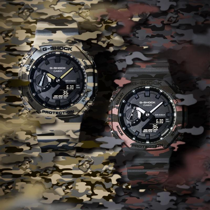 CASIO G-SHOCK カモフラージュ柄 腕時計 本体 G-SHOCK Gショック カモフラージュシリーズ カシオ CASIO アナデジ