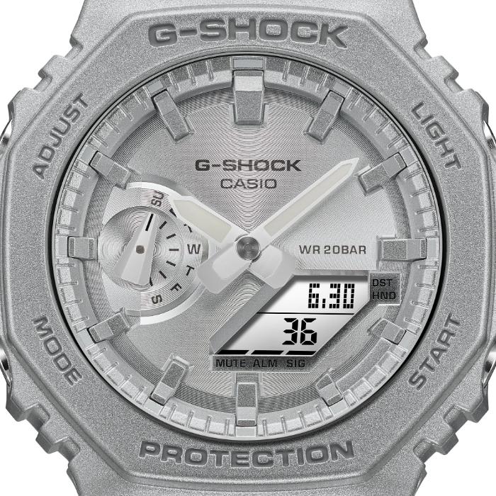 G-SHOCK デジタル腕時計 シルバー ステンレス　GA-2100　カシオーク G-SHOCK Gショック Forgotten future シリーズ カシオ CASIO
