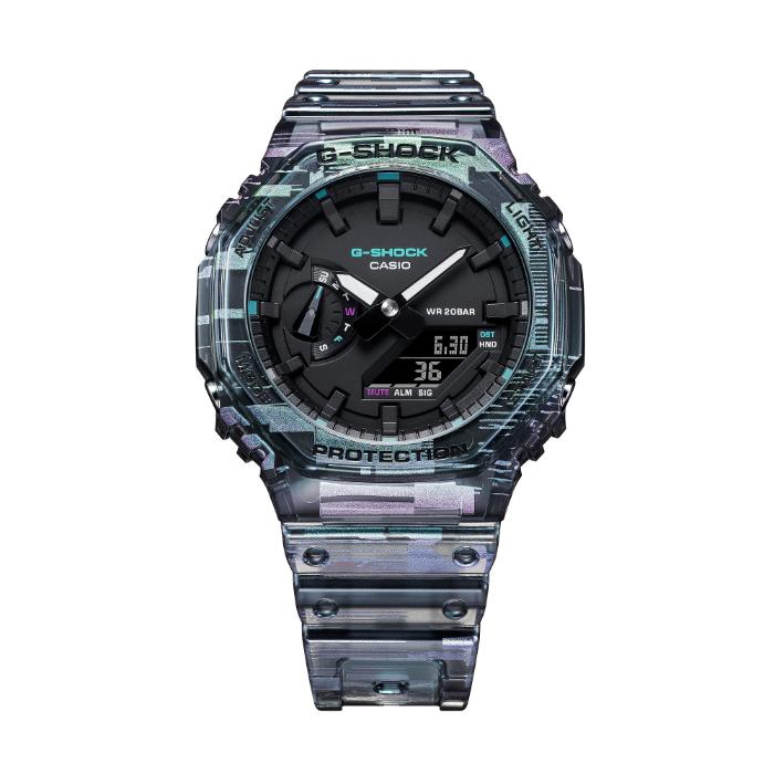 【新品/Glitch/完売品】G-SHOCK　 GA-2100NN-1AJF G-SHOCK カシオーク Gショック デジタルグリッチ バグ デザイン