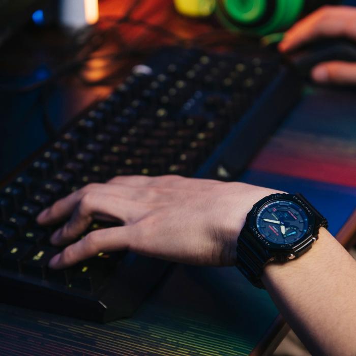 G-SHOCK Gショック ヴァーチャル レインボー：ゲーマーズ RGBシリーズ