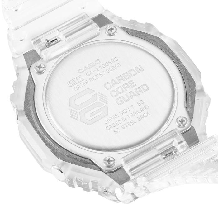 G-SHOCK Gショック 限定モデル イリデセントカラー カシオ アナデジ 腕時計 スケルトン レインボー GA-2100SRS-7Aの画像