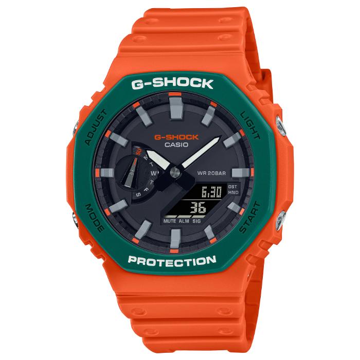 G-SHOCK デジタル腕時計 グリーン オレンジ2個セット G-SHOCK Gショック ジーショック WEB限定カラー カシオ CASIO アナデジ