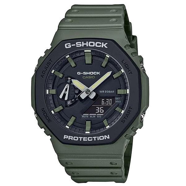 【特価】 CASIO カシオ ジーショック Gショック G-SHOCK 限定モデル カシオーク アナデジ 国内モデル GA-2110SU-3AJF グリーン ブラック 腕時計 腕時計