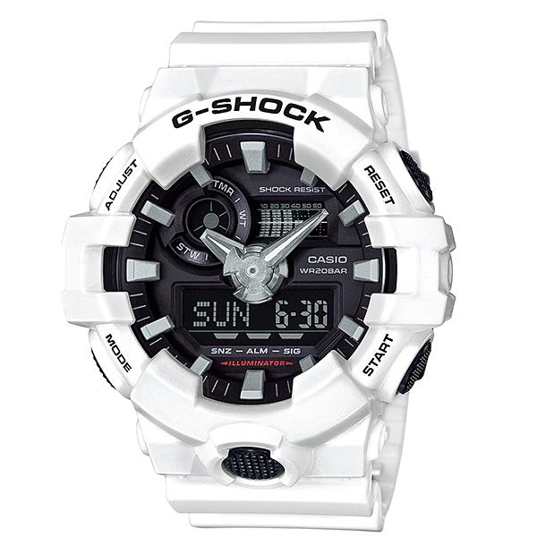 CASIO G-SHOCK アナデジ 腕時計 ホワイト G-SHOCK Gショック ジーショック GA-700 シリーズ カシオ CASIO