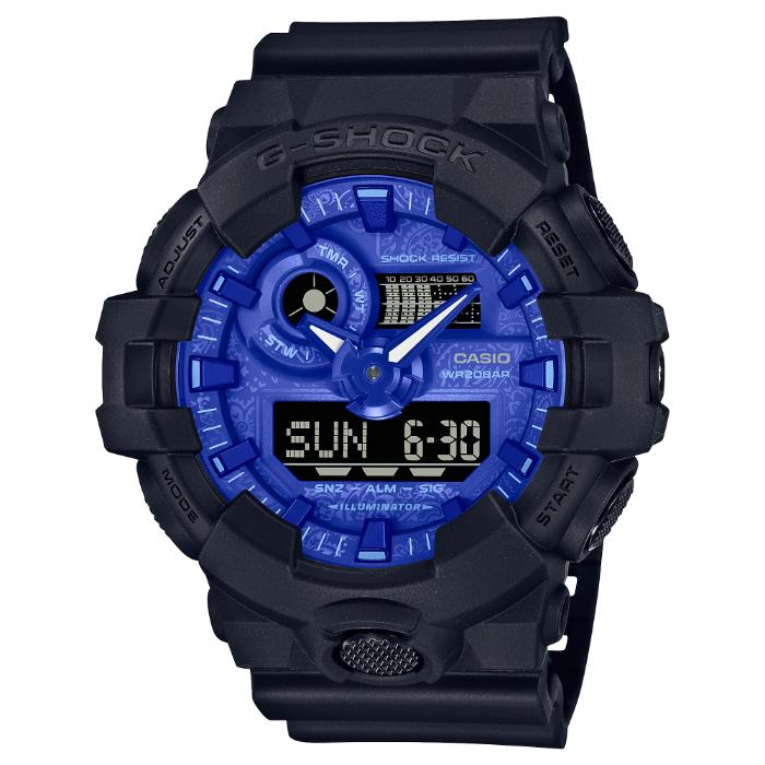 G-SHOCK Gショック ブルーペイズリー シリーズ カシオ CASIO アナデジ