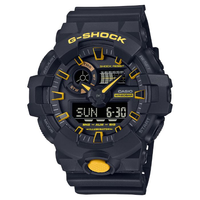 G-SHOCK Gショック コーションイエロー カシオ CASIO アナデジ 腕時計