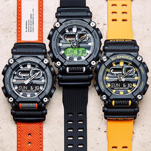 G-SHOCK Gショック GA-900 シリーズ 限定 カシオ CASIO アナデジ 腕時計 ブラック イエロー 替えベルト クロスバンド GA-900E-1A3 逆輸入海外モデル｜inst｜06