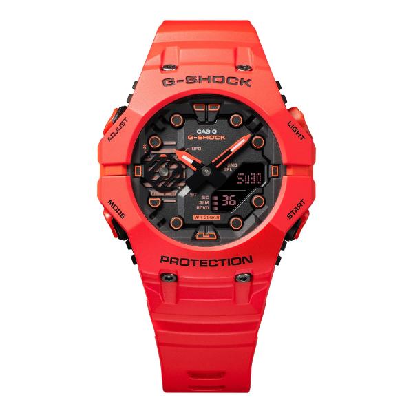 G-SHOCK レッド デジタル腕時計 G-SHOCK Gショック スマートフォンリンク カシオ CASIO アナデジ