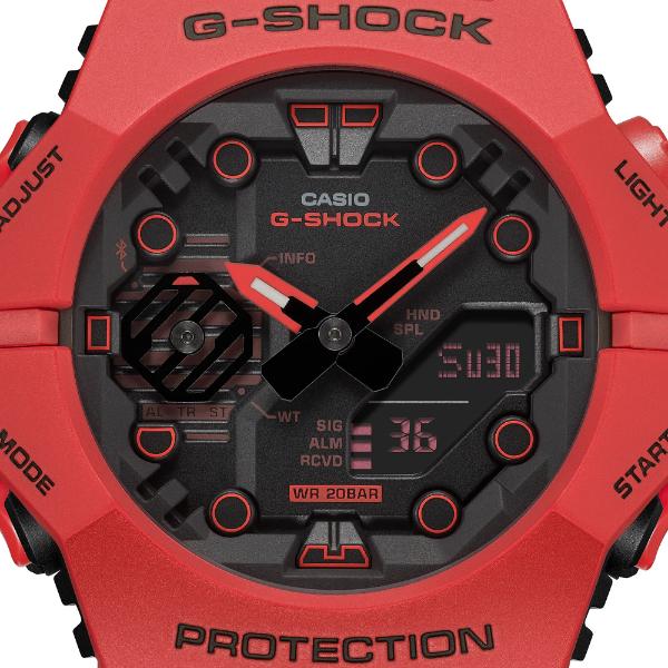 新品未使用 G-SHOCK GA-B001-4AFJ レッド G-SHOCK Gショック スマートフォンリンク カシオ CASIO アナデジ
