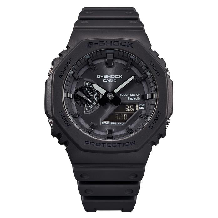 カシオーク 限定 ソーラー G-SHOCK Gショック スマートフォンリンク カシオ CASIO アナデジ 腕時計 オールブラック GA-B2100-1A1 逆輸入海外モデル｜inst｜02