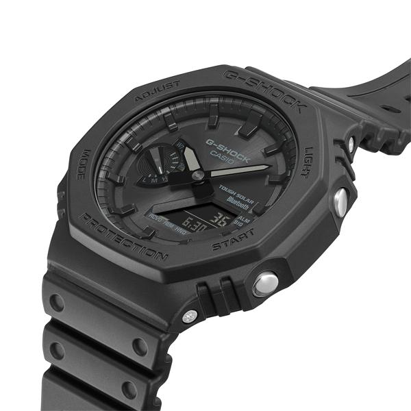 カシオーク 限定 ソーラー G-SHOCK Gショック スマートフォンリンク カシオ CASIO アナデジ 腕時計 オールブラック GA-B2100-1A1 逆輸入海外モデル｜inst｜05