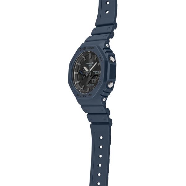 ［予約商品5/1日前後入荷予定］カシオーク 限定 ソーラー G-SHOCK Gショック スマートフォンリンク カシオ アナデジ 腕時計 ブルー ネイビー GA-B2100-2A｜inst｜04