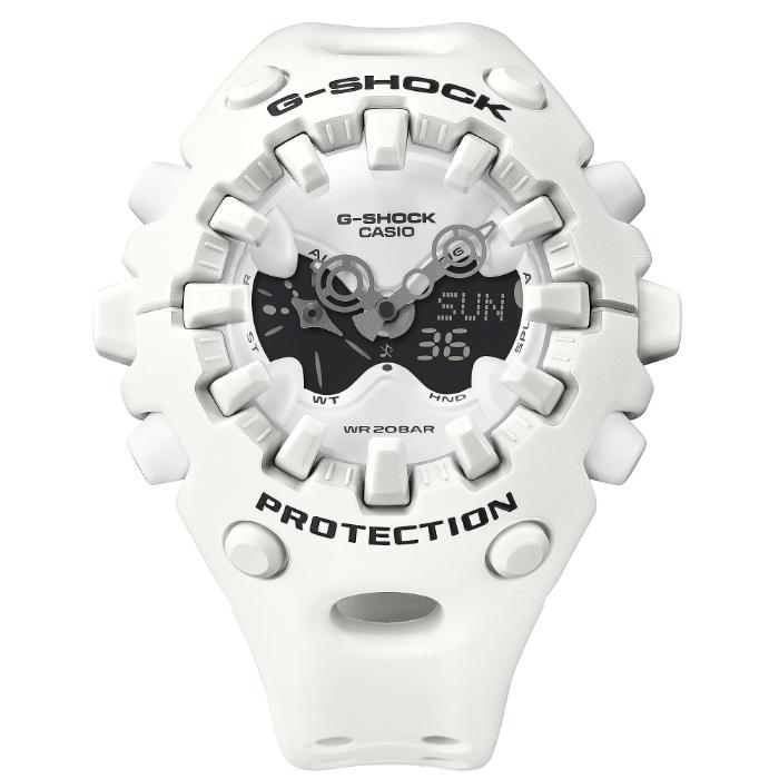 G-SHOCK Gショック GA-V01 シリーズ バンパーインデックス カシオ CASIO アナデジ 腕時計 ホワイト GA-V01-7AJF 国内正規モデルの画像