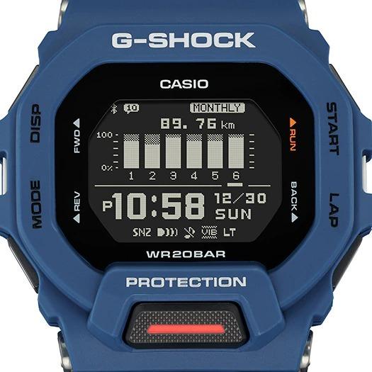 CASIO G-SHOCK GBD-200デジタル腕時計 青 楽天市場】カシオ Gショック ジースクワッド スマートフォン