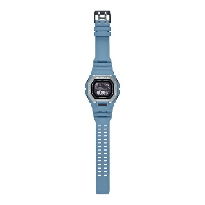 G-SHOCK Gショック G-LIDE Gライド サーフィン スマートフォンリンク カシオ CASIO デジタル 腕時計 ブルー シルバー GBX-100-2A 逆輸入海外モデルの画像