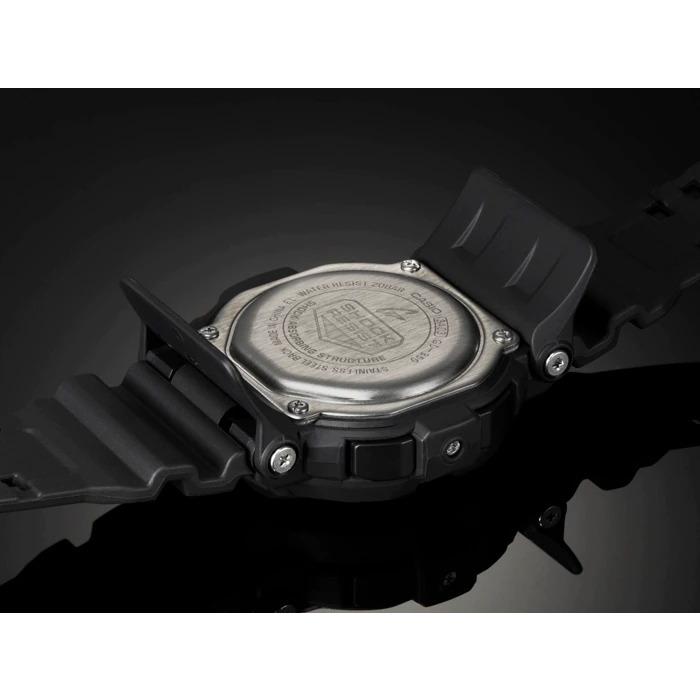 G-SHOCK Gショック ジーショック GD-350 カシオ CASIO デジタル 腕時計  オールブラック イエロー GD-350-1B 逆輸入海外モデルの画像