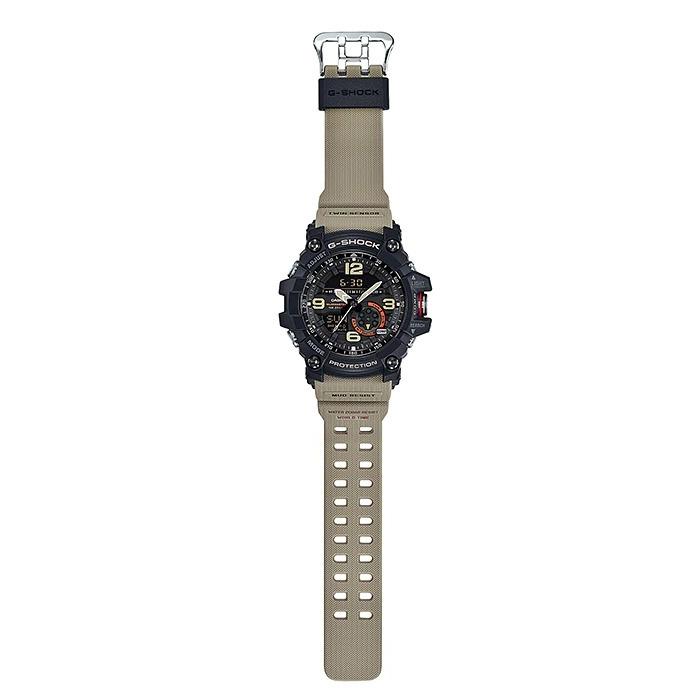 G-SHOCK Gショック マスターオブG MUDMASTER マッドマスターTwin Sensor カシオ CASIO アナデジ 腕時計 ベージュ GG-1000-1A5 逆輸入海外モデルの画像
