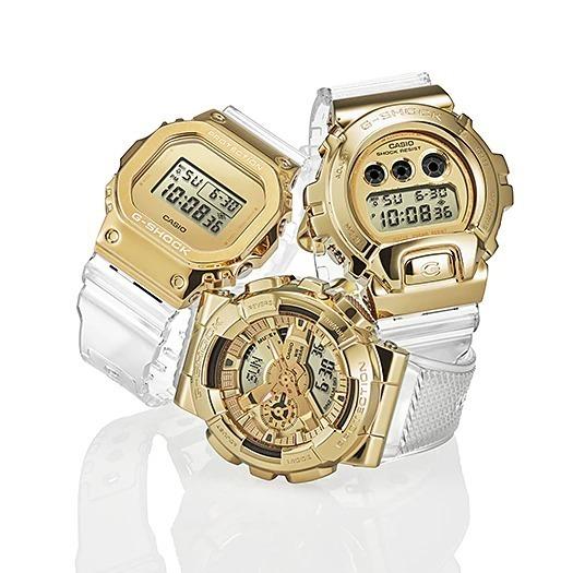 明*日様 G-SHOCK ゴールド デジタル腕時計 G-SHOCK Gショック Metal Covered Gold Series カシオ CASIO デジタル