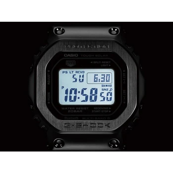 G-SHOCK Gショック 限定 カシオ CASIO スマートフォンリンク 電波 ソーラー デジタル 腕時計 シルバー フルメタル GMW-B5000D-1JF 国内正規モデル｜inst｜07