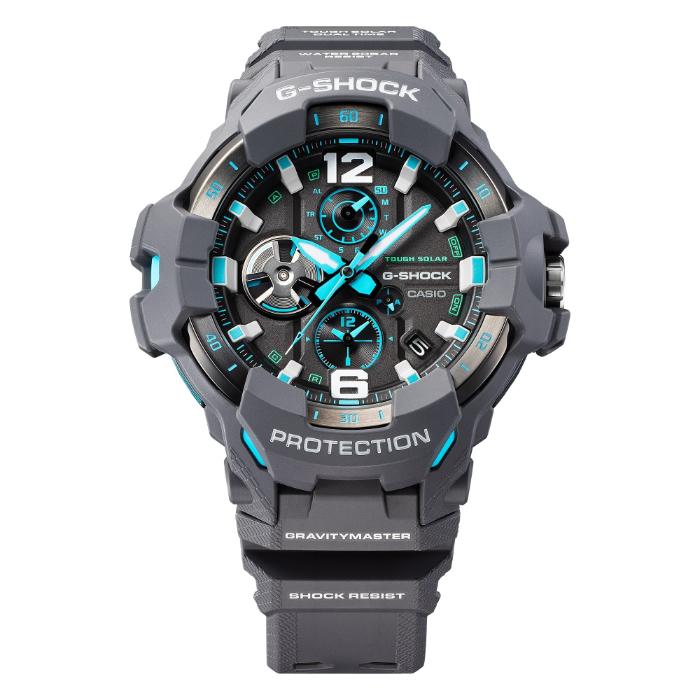 G-SHOCK Gショック マスターオブG グラビティマスター スマートフォンリンク カシオ CASIO ソーラー アナログ 腕時計 グレー GR-B300-8A2 逆輸入海外モデルの画像