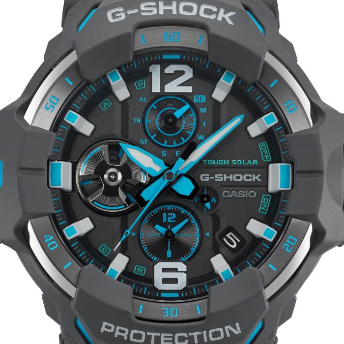 G-SHOCK Gショック マスターオブG グラビティマスター スマートフォンリンク カシオ CASIO ソーラー アナログ 腕時計 グレー GR-B300-8A2 逆輸入海外モデルの画像