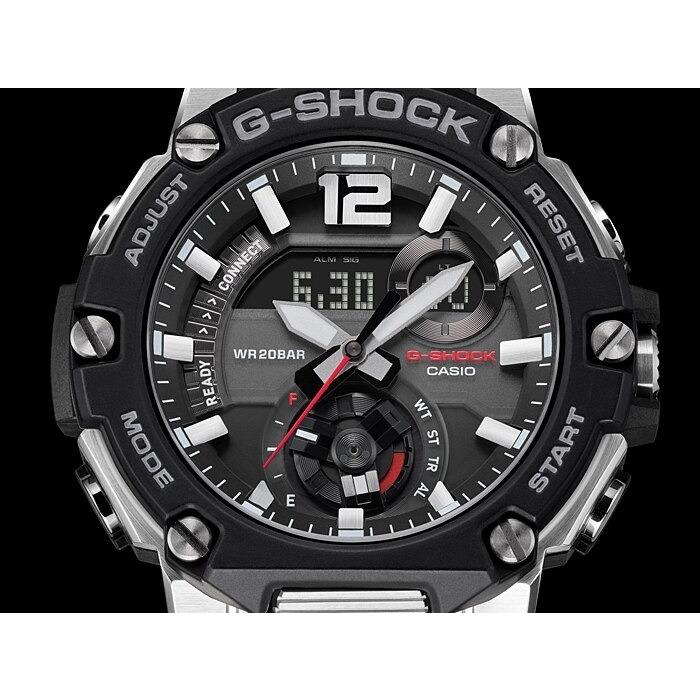 極美品 稼働 G-SHOCK モバイルリンク メンズ腕時計 GST-B300 黒 GST-B300 G-SHOCK カシオジーショックアナデジ