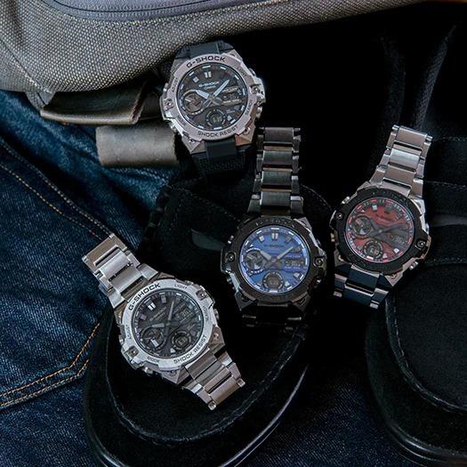 G-SHOCK G-STEEL GST-B400-1AER ブラック/シルバー G-STEEL G-SHOCK Gショック モバイルリンク カシオ ソーラー