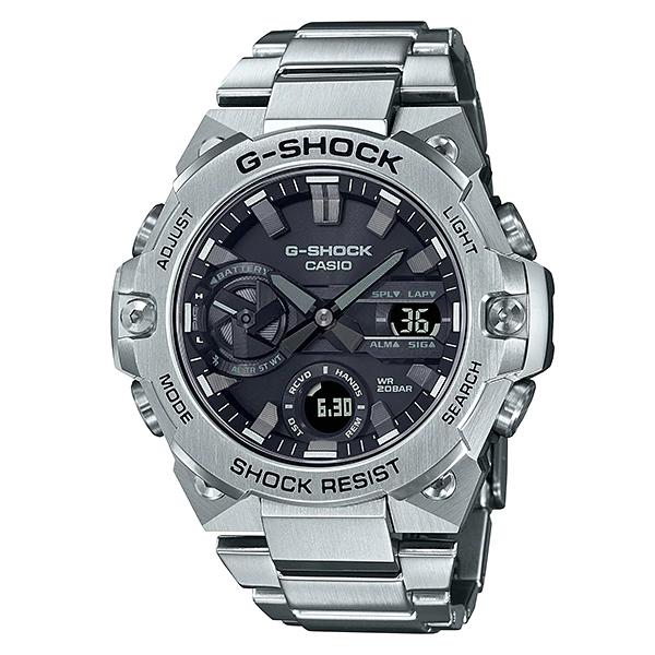 G-SHOCK シルバーステンレス時計 G-STEEL G-SHOCK Gショック Gスチール スマートフォンリンク カシオ