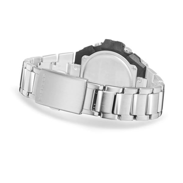 G-SHOCK Gショック Gスチール スマートフォンリンク カシオ CASIO ソーラー アナデジ 腕時計 シルバー ブラック GST-B500D-1A 逆輸入海外モデルの画像