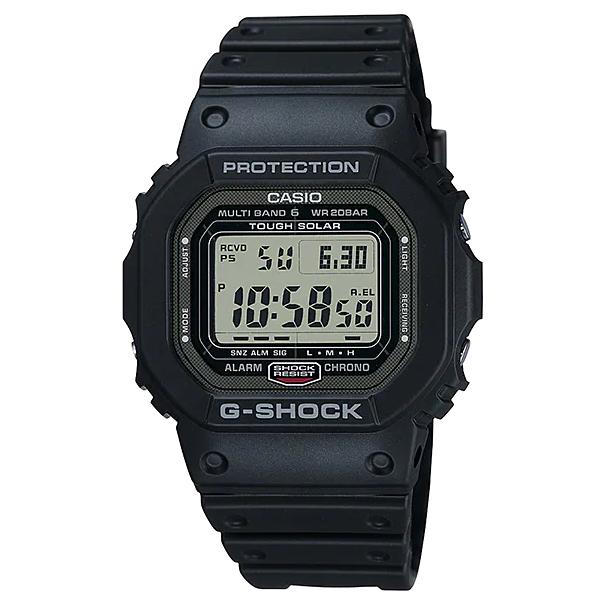 G-SHOCK Gショック ORIGIN オリジン 5600 シリーズ カシオ CASIO 電波 ソーラー デジタル 腕時計 ブラック メタルケース GW-5000-1JF 国内正規モデル