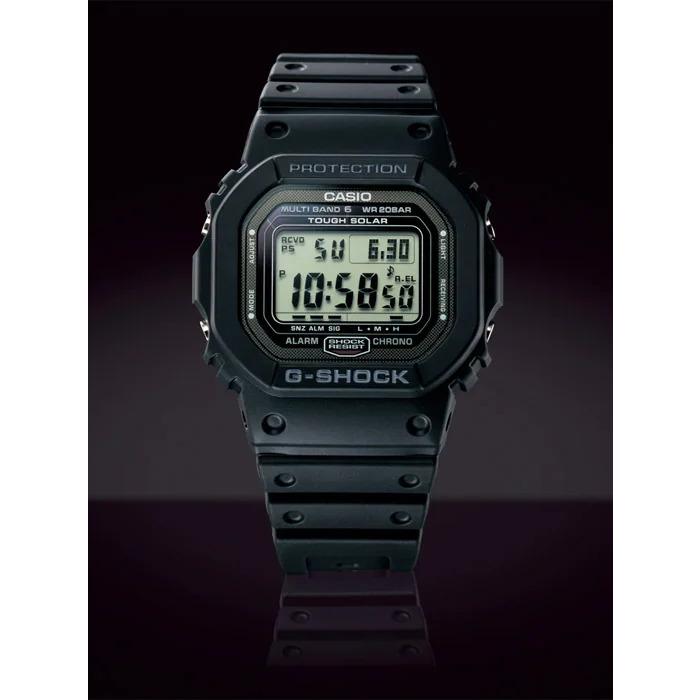 G-SHOCK Gショック ORIGIN オリジン 5600 シリーズ カシオ CASIO 電波 ソーラー デジタル 腕時計 ブラック メタルケース GW-5000-1JF 国内正規モデル メタルケース