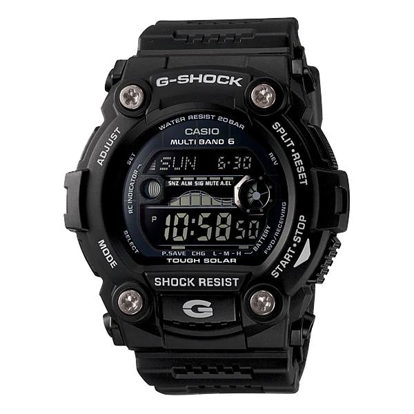 ［入荷待ち 1/31日入荷予定］G-SHOCK Gショック 7900 シリーズ カシオ 電波 ソーラー デジタル 腕時計 オールブラック GW-7900B-1 逆輸入海外モデル