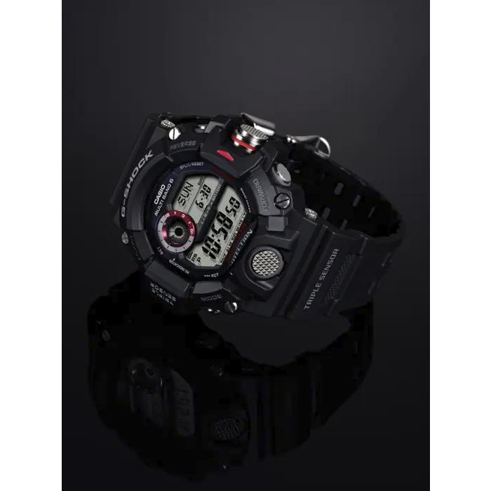 G-SHOCK GW-9400 ブラック デジタル レンジマン電波ソーラー MASTER OF G - LAND - RANGEMAN - GW-9400 | G-SHOCK 腕時計