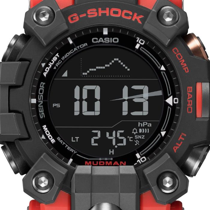 G-SHOCK Gショック マスターオブG MUDMAN マッドマン カシオ CASIO ソーラー電波 デジタル 腕時計 レッド ブラック GW-9500-1A4 逆輸入海外モデル｜inst｜09