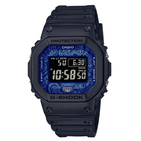 G-SHOCK Gショック ジーショック ORIGIN 限定 ブルーペイズリー スマートフォンリンク カシオ CASIO 電波 ソーラー 腕時計 GW-B5600BP-1 逆輸入海外モデル｜inst